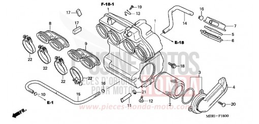 FILTRE A AIR CBF600N4 de 2004